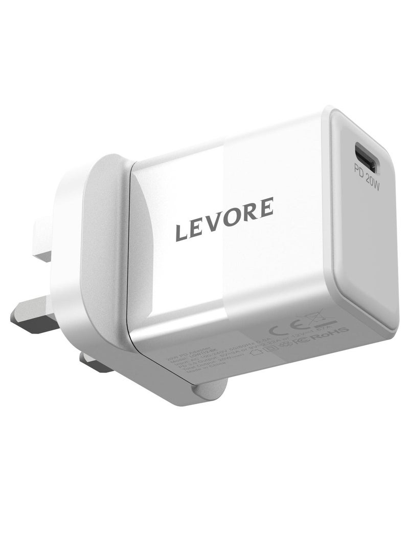 LEVORE WALL CHARGER PD 20 W WHITE - Image 5
